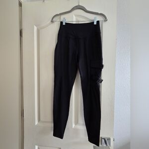 Stylish Black Cargo Leggings